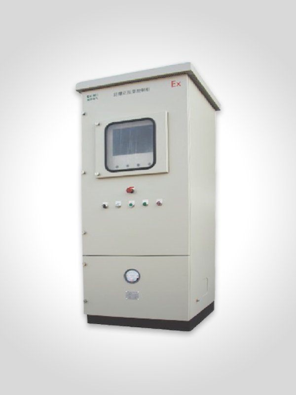 Positive pressure explosion proof control cabinet